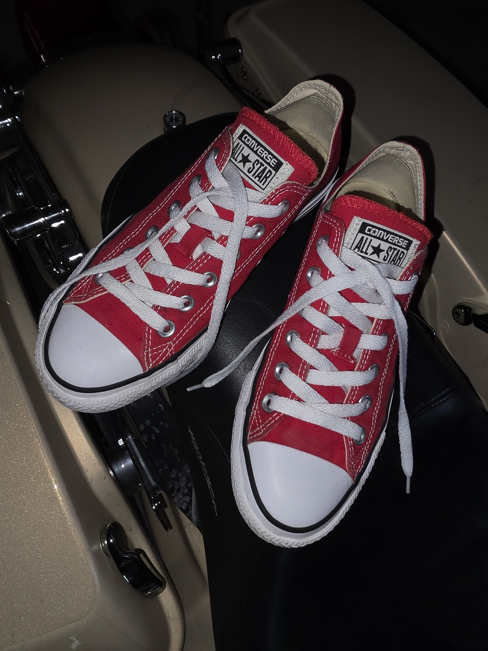 Converse All Star Low Top Sneakers - Red